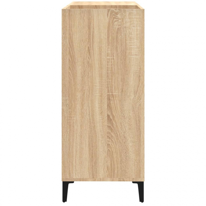 Plattenschrank Sonoma-Eiche 84,5x38x89 cm Holzwerkstoff