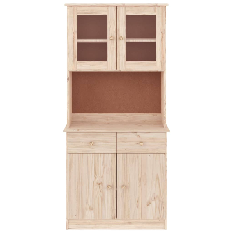 Highboard ALTA 77x35x165 cm Massivholz Kiefer