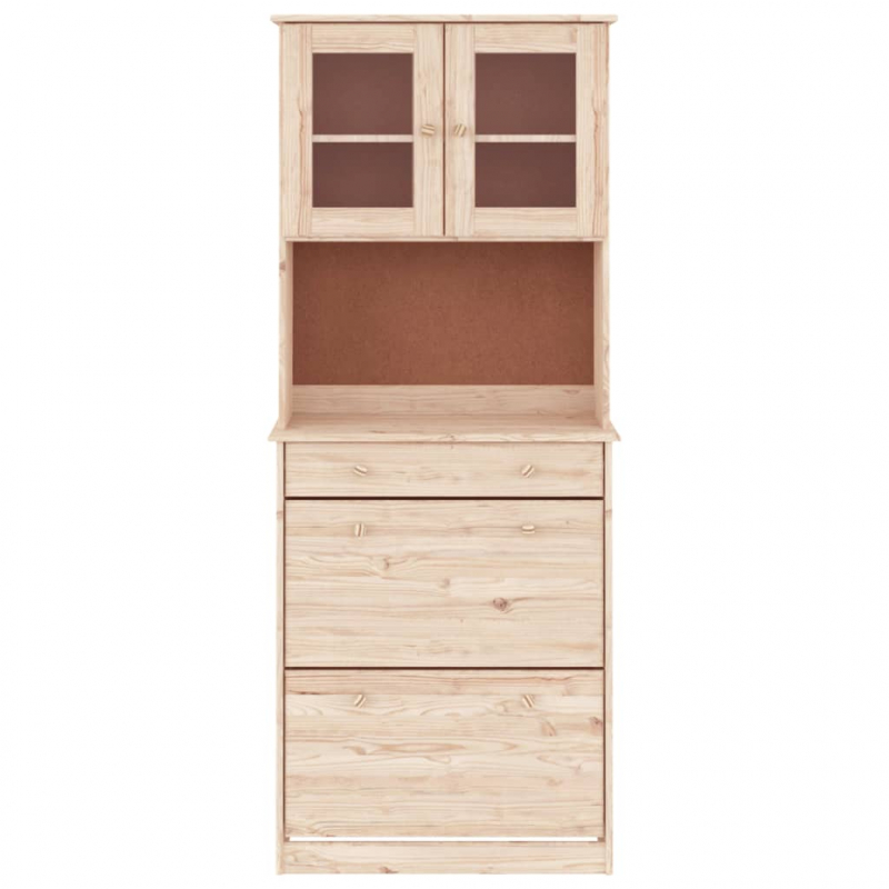 Highboard ALTA 77x35x188 cm Massivholz Kiefer