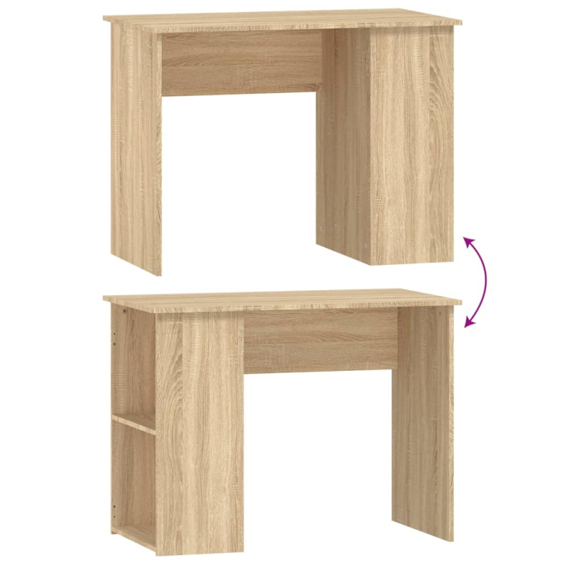 Schreibtisch Sonoma-Eiche 100x55x75 cm Holzwerkstoff