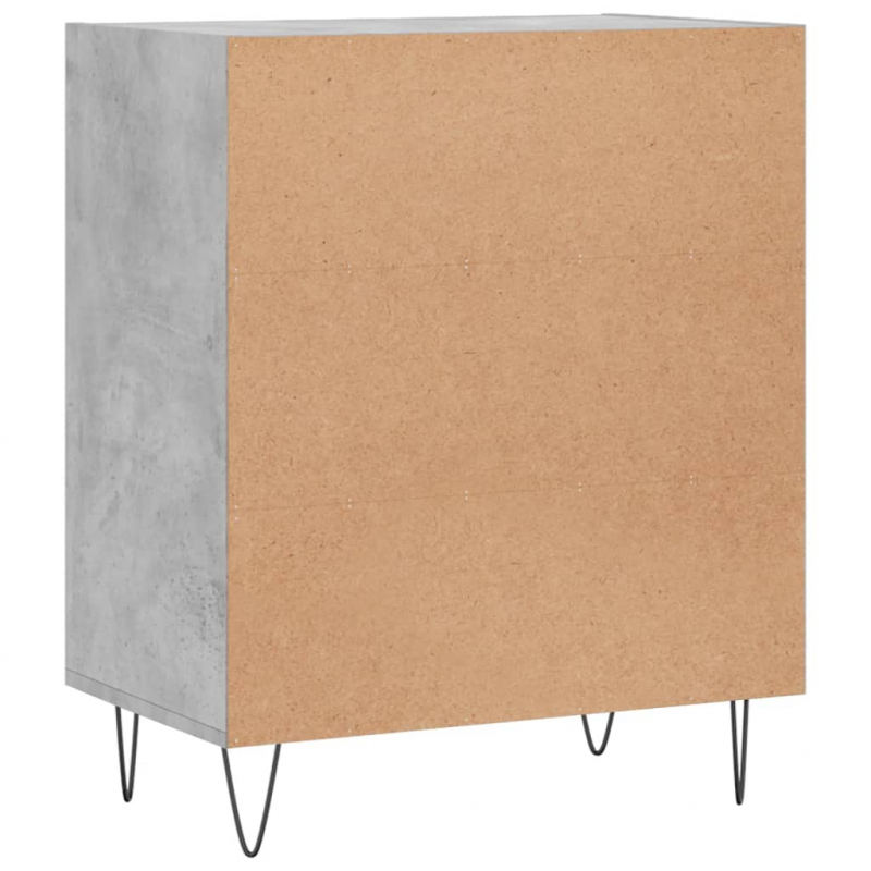 Sideboard Betongrau 57x35x70 cm Holzwerkstoff