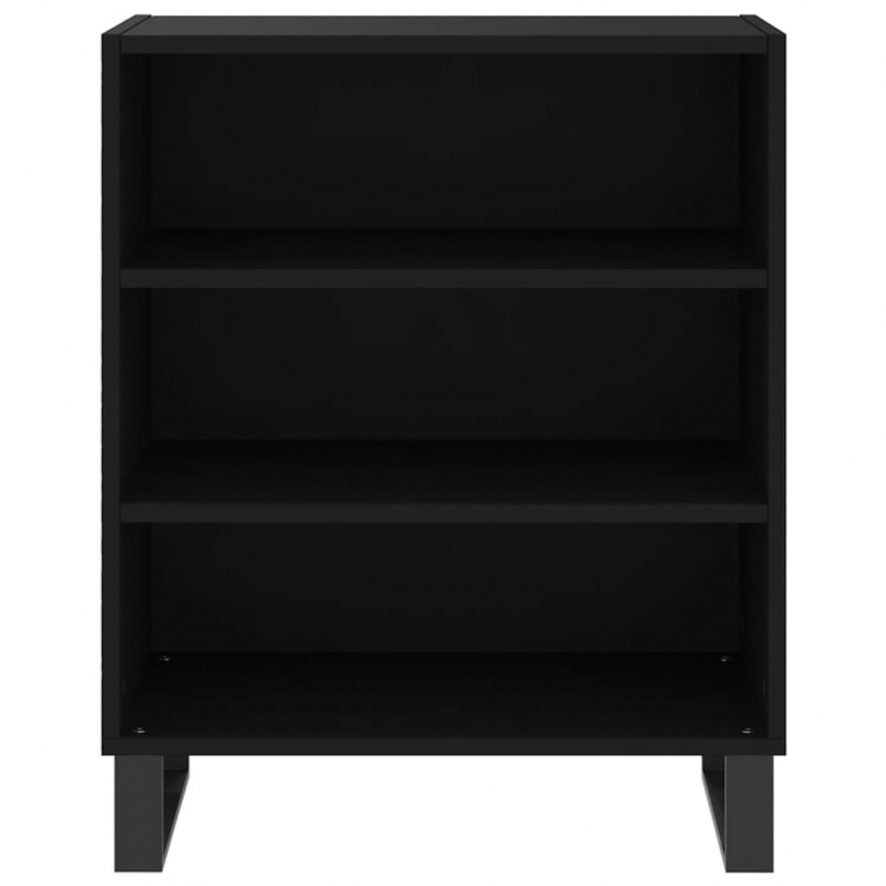 Sideboard Schwarz 57x35x70 cm Holzwerkstoff