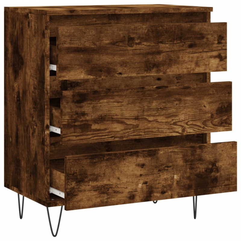 Sideboard Räuchereiche 60x35x70 cm Holzwerkstoff