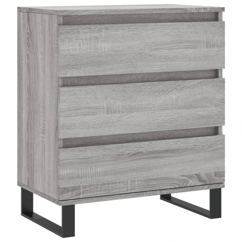 Sideboard Grau Sonoma 60x35x70 cm Holzwerkstoff