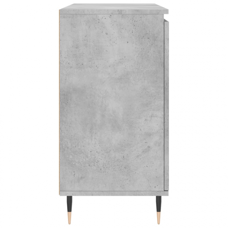 Sideboard Betongrau 104x35x70 cm Holzwerkstoff