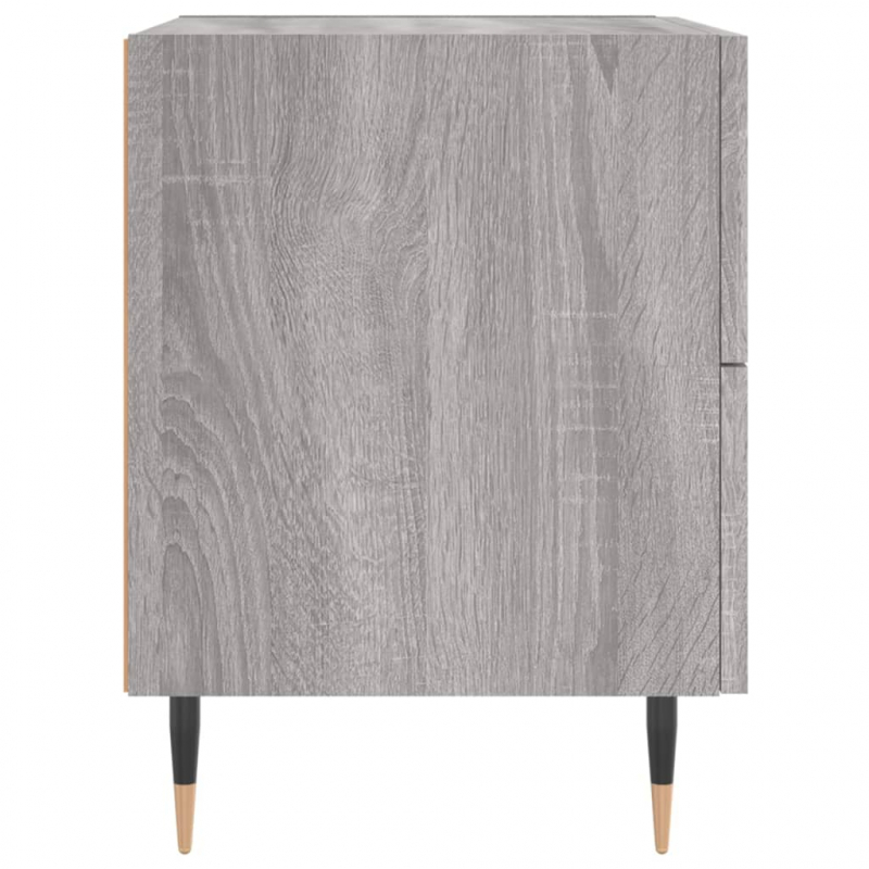 Nachttisch Grau Sonoma 40x35x47,5 cm Holzwerkstoff