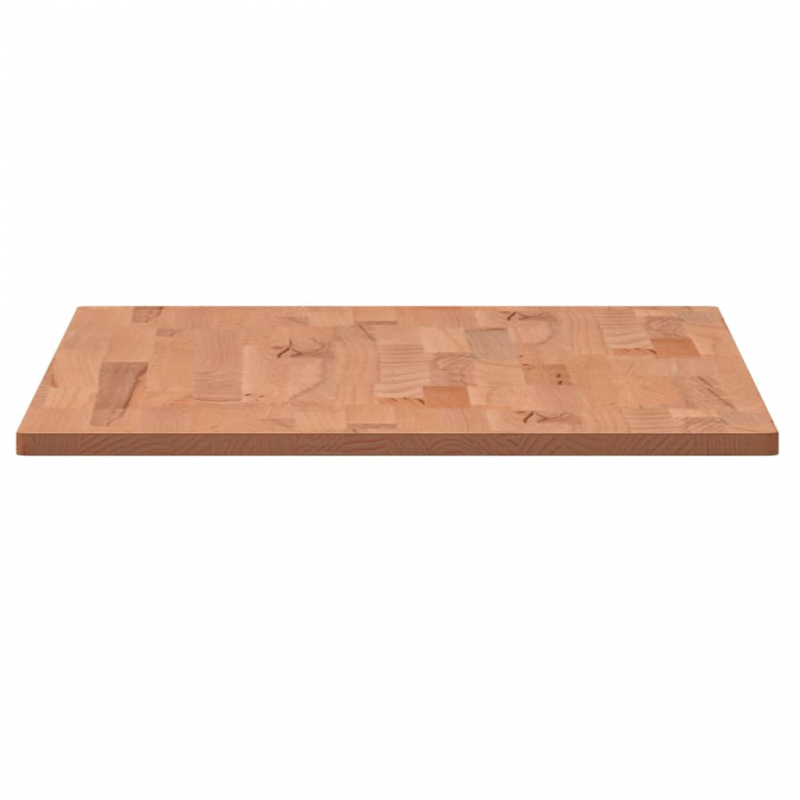 Tischplatte 80x40x1,5 cm Rechteckig Massivholz Buche