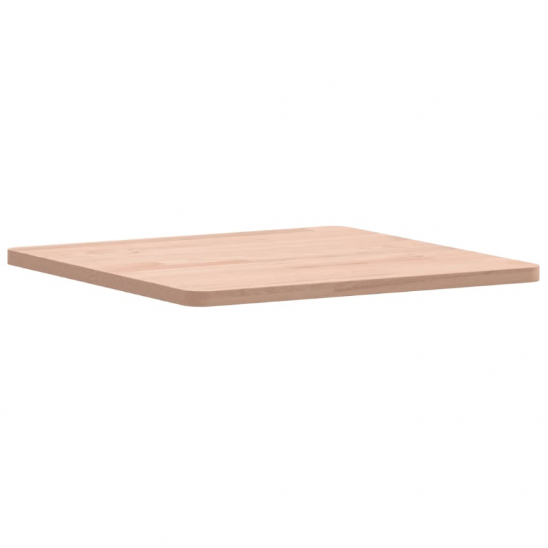 Tischplatte 40x40x1,5 cm Quadratisch Massivholz Buche