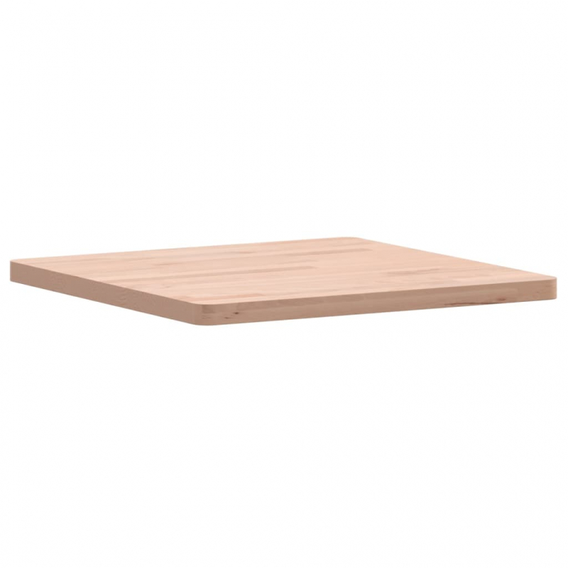 Tischplatte 50x50x2,5 cm Quadratisch Massivholz Buche