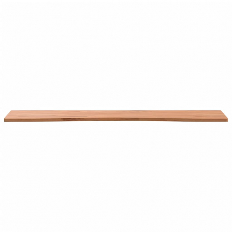 Schreibtischplatte 100x(45-50)x1,5 cm Massivholz Buche