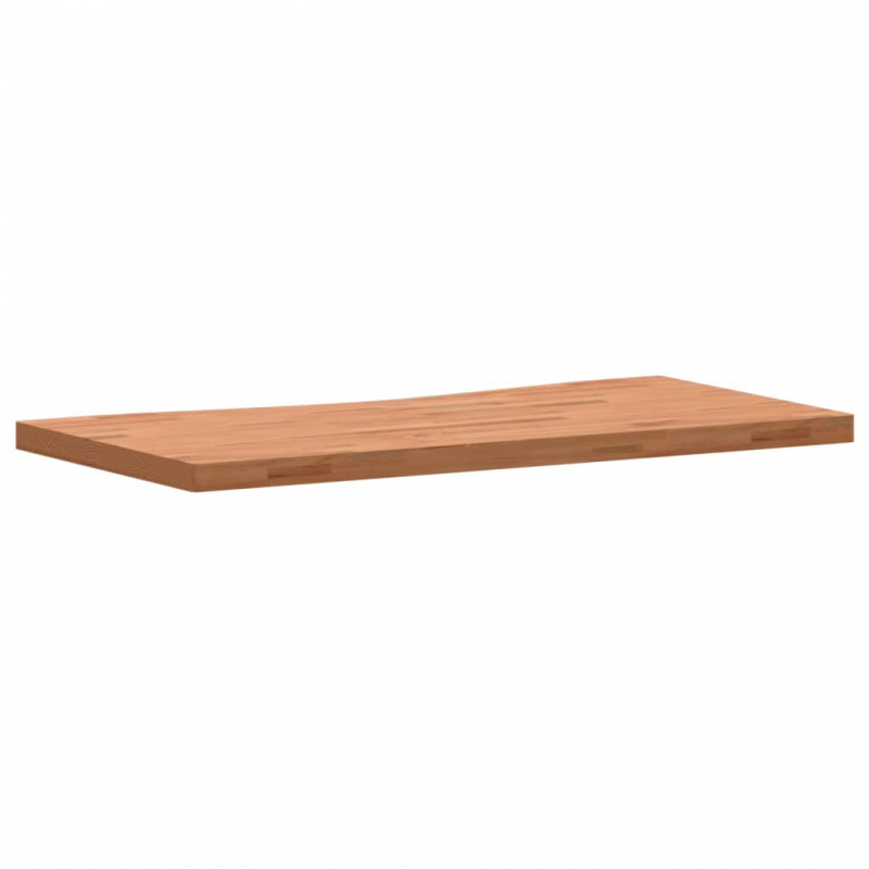 Schreibtischplatte 110x(50-55)x4 cm Massivholz Buche