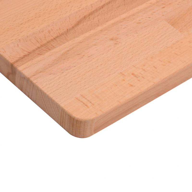Schreibtischplatte 100x60x2,5 cm Massivholz Buche