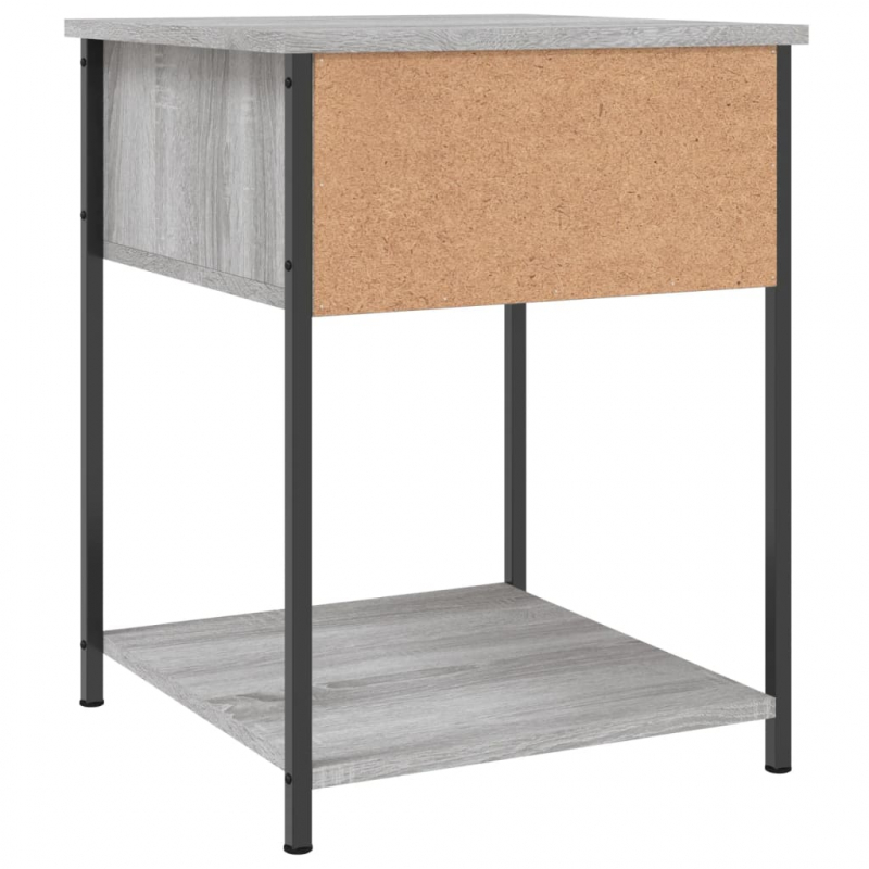 Nachttisch Grau Sonoma 44x45x58 cm Holzwerkstoff