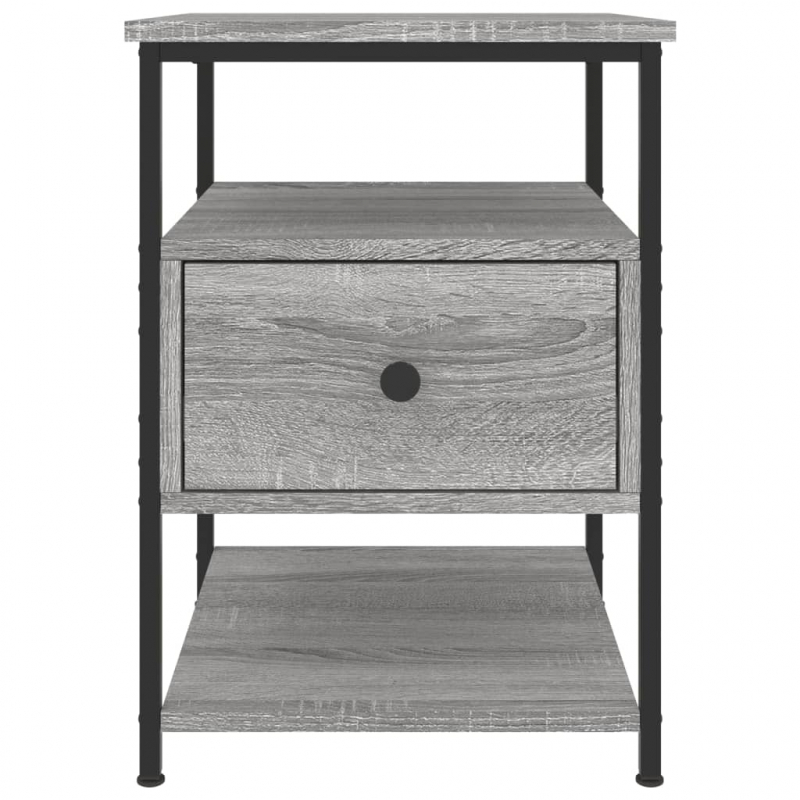 Nachttisch Grau Sonoma-Eiche 40x42x56 cm Holzwerkstoff