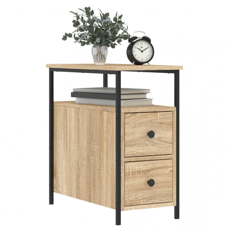 Nachttisch Sonoma-Eiche 30x60x60 cm Holzwerkstoff