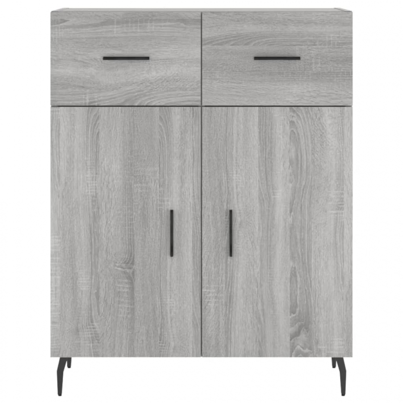 Sideboard Grau Sonoma 69,5x34x90 cm Holzwerkstoff