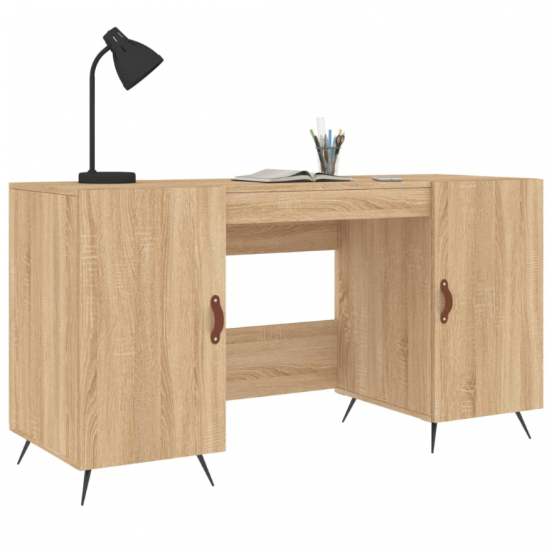 Schreibtisch Sonoma-Eiche 140x50x75 cm Holzwerkstoff