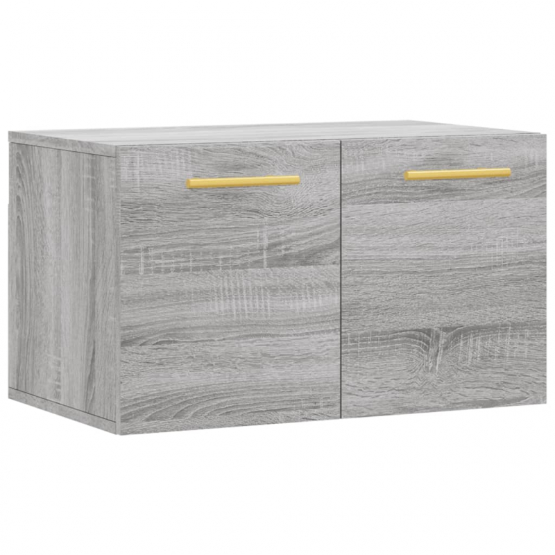 Wandschrank Grau Sonoma 60x36,5x35 cm Holzwerkstoff