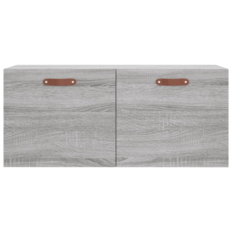 Wandschrank Grau Sonoma 80x36,5x35 cm Holzwerkstoff