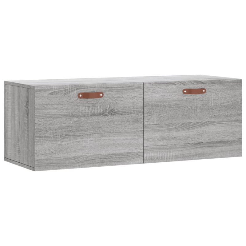 Wandschrank Grau Sonoma 100x36,5x35 cm Holzwerkstoff