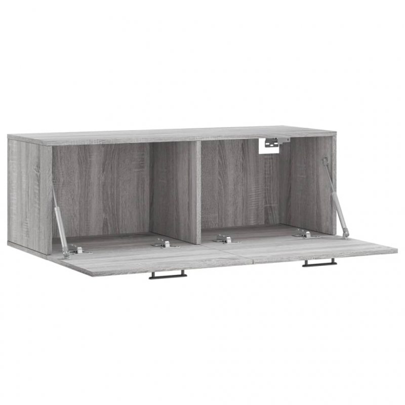 Wandschrank Grau Sonoma 100x36,5x35 cm Holzwerkstoff