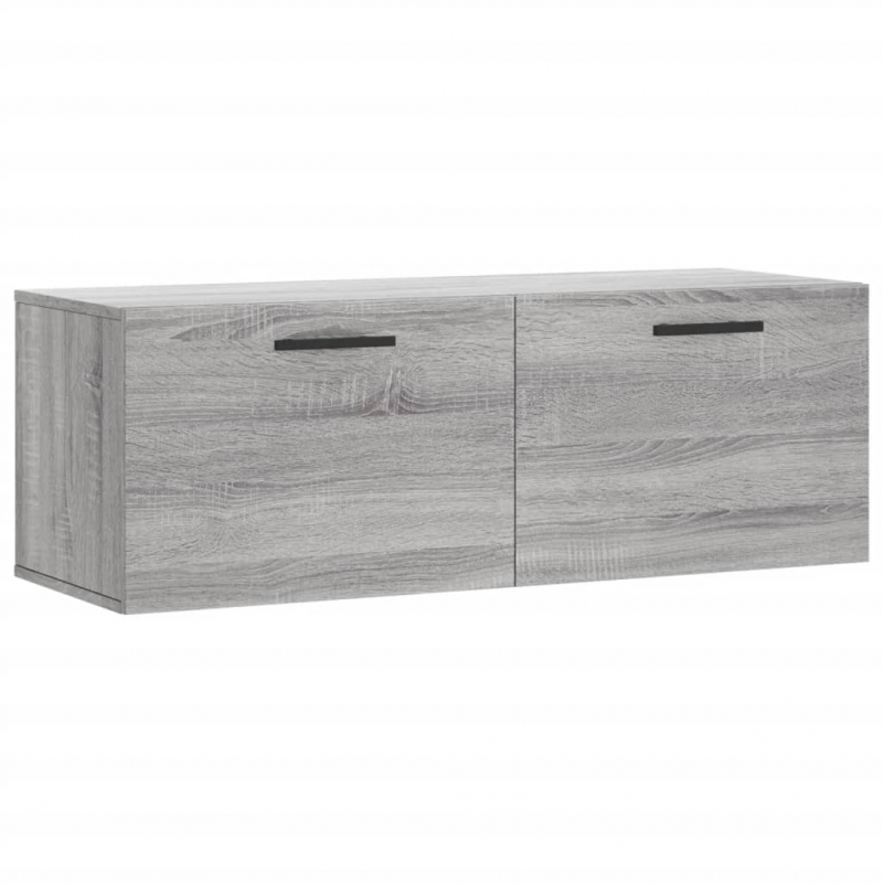 Wandschrank Grau Sonoma 100x36,5x35 cm Holzwerkstoff