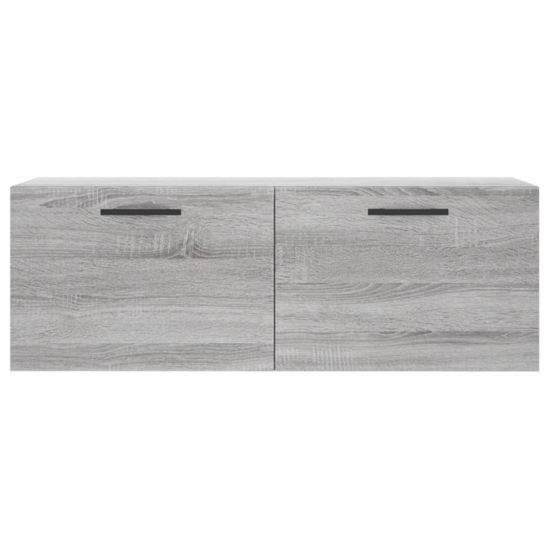 Wandschrank Grau Sonoma 100x36,5x35 cm Holzwerkstoff