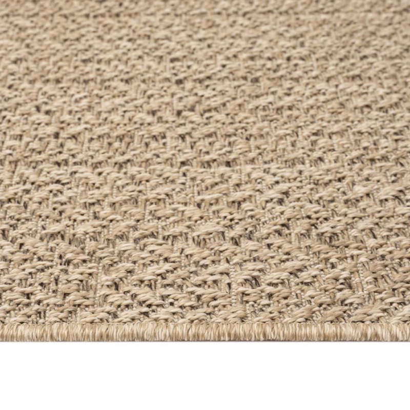 Teppich ZIZUR 80x150 cm Jute-Optik Indoor und Outdoor