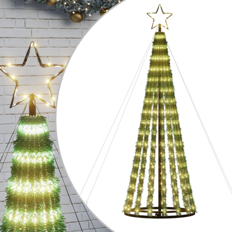 Weihnachtsbaum Kegelform 275 LEDs Warmweiß 180 cm