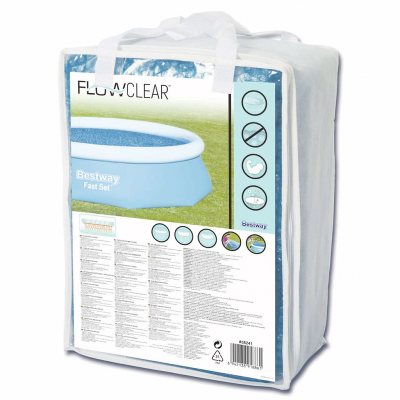 Bestway Pool-Solarabdeckplane Flowclear 305 cm