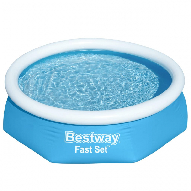 Bestway Swimmingpool Aufblasbar Rund Fast Set 244x66 cm 57265