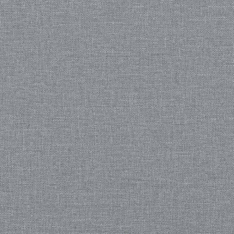 2-Sitzer-Sofa mit Zierkissen Hellgrau 120 cm Stoff