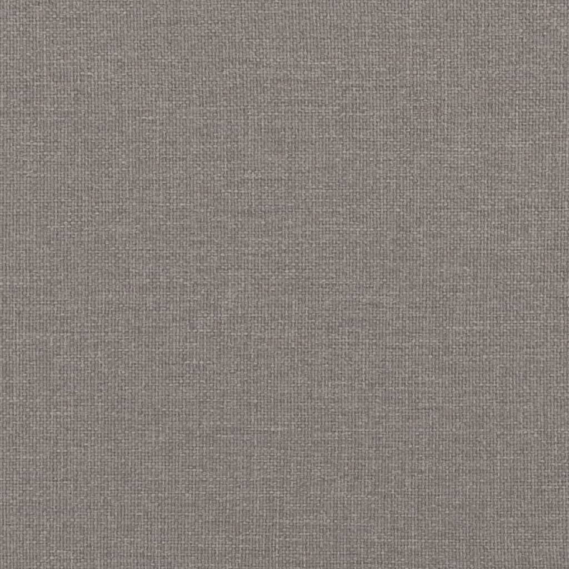 2-Sitzer-Sofa mit Zierkissen Taupe 140 cm Stoff