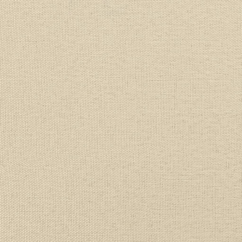 2-tlg. Sofagarnitur mit Kissen Creme Stoff