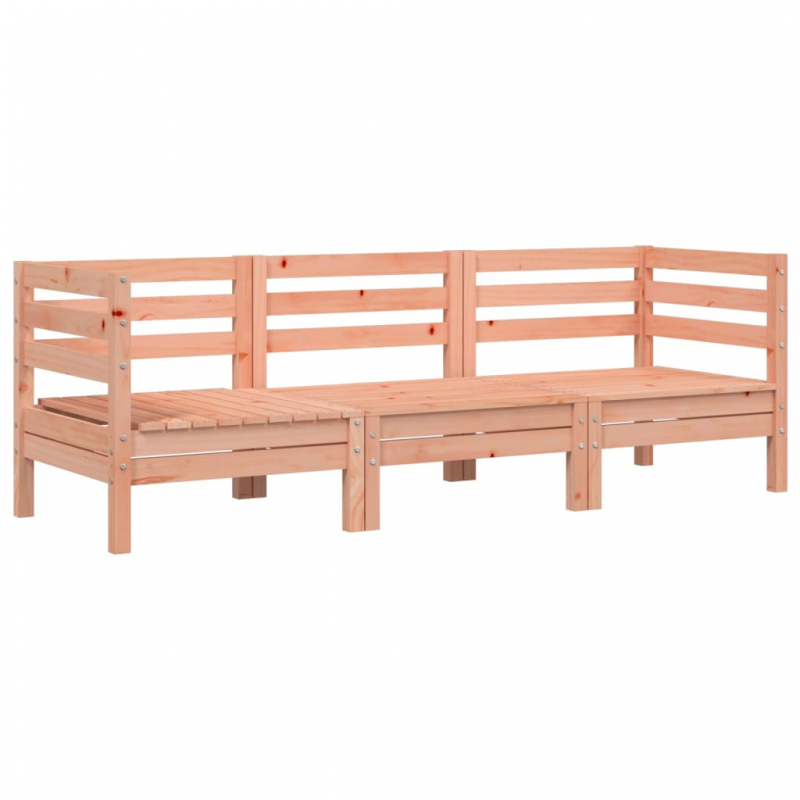 Gartensofa 3-Sitzer Massivholz Douglasie