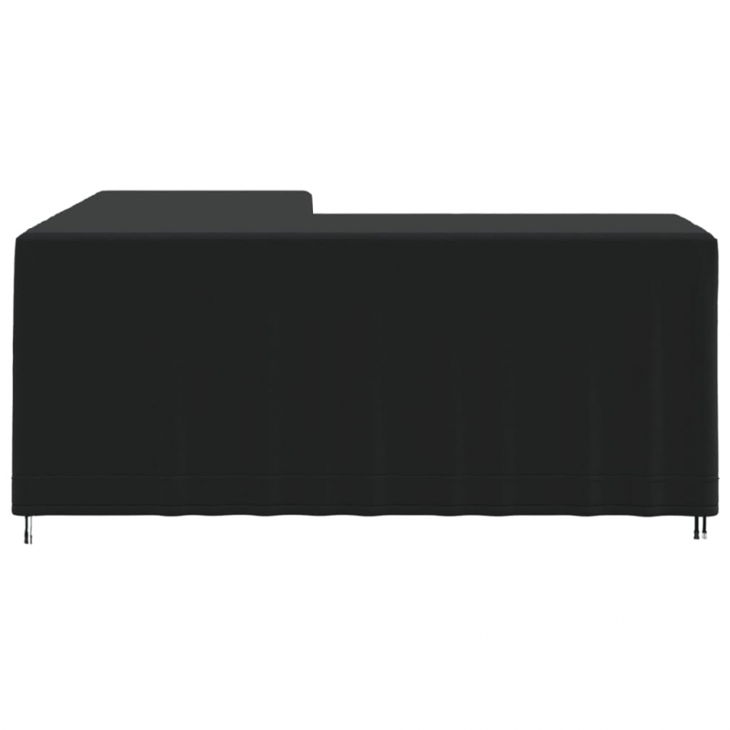 Gartensofa-Abdeckungen 2 Stk. L-Form 215x215x86 cm 420D Oxford