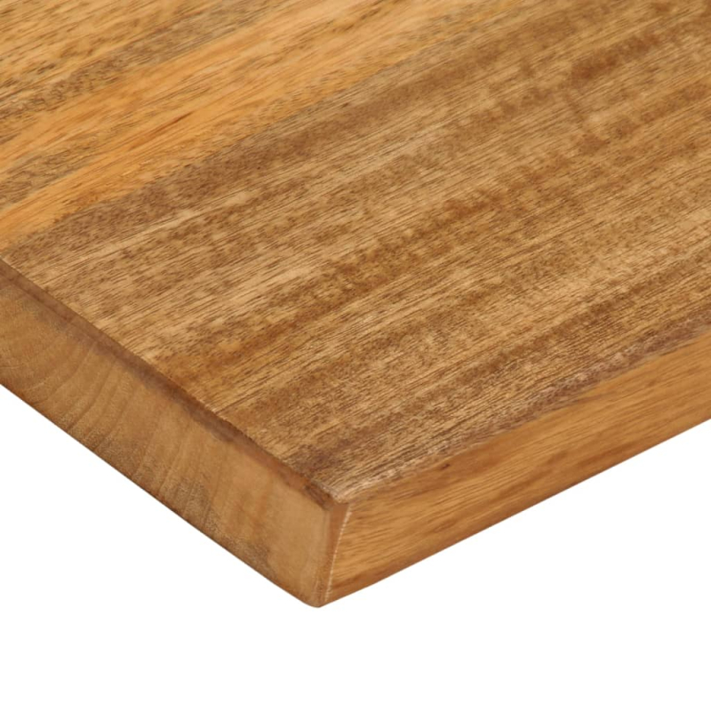 Tischplatte mit Baumkante 40x30x2,5 cm Massivholz Mango