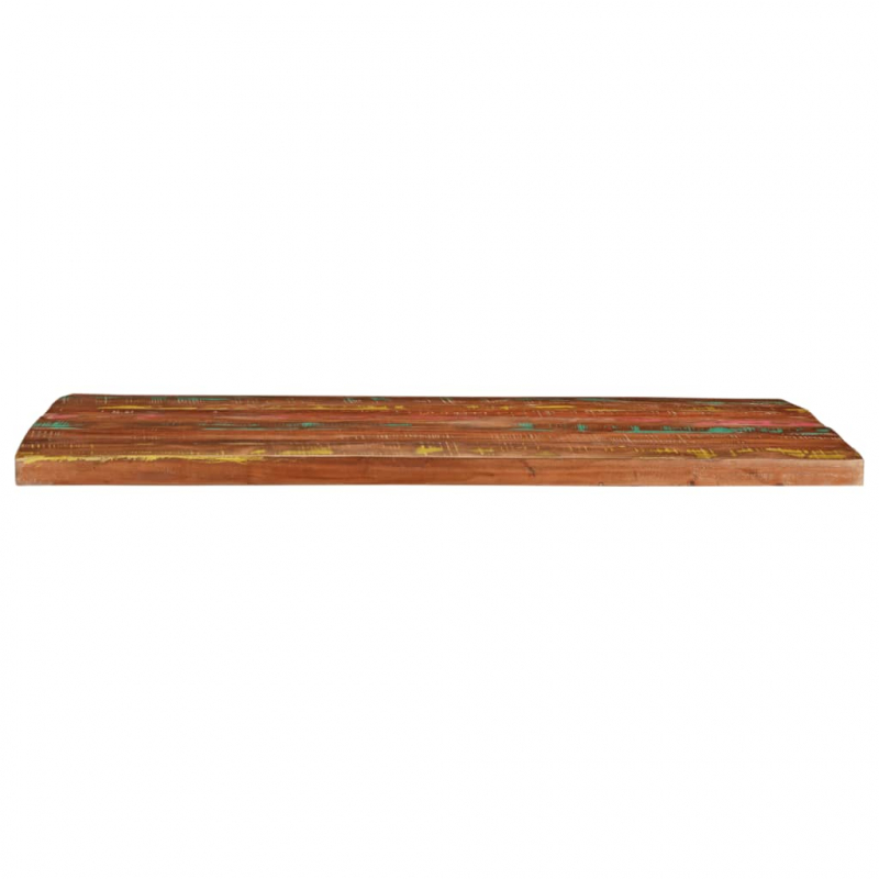 Tischplatte 90x80x2,5 cm Rechteckig Altholz Massiv