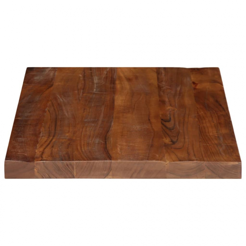 Tischplatte 70x50x2,5 cm Rechteckig Altholz Massiv