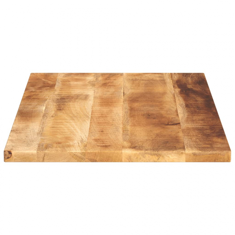 Tischplatte 110x50x2,5 cm Rechteckig Raues Massivholz Mango