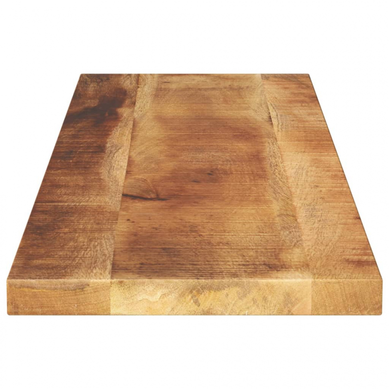 Tischplatte 110x20x3,8 cm Rechteckig Raues Massivholz Mango