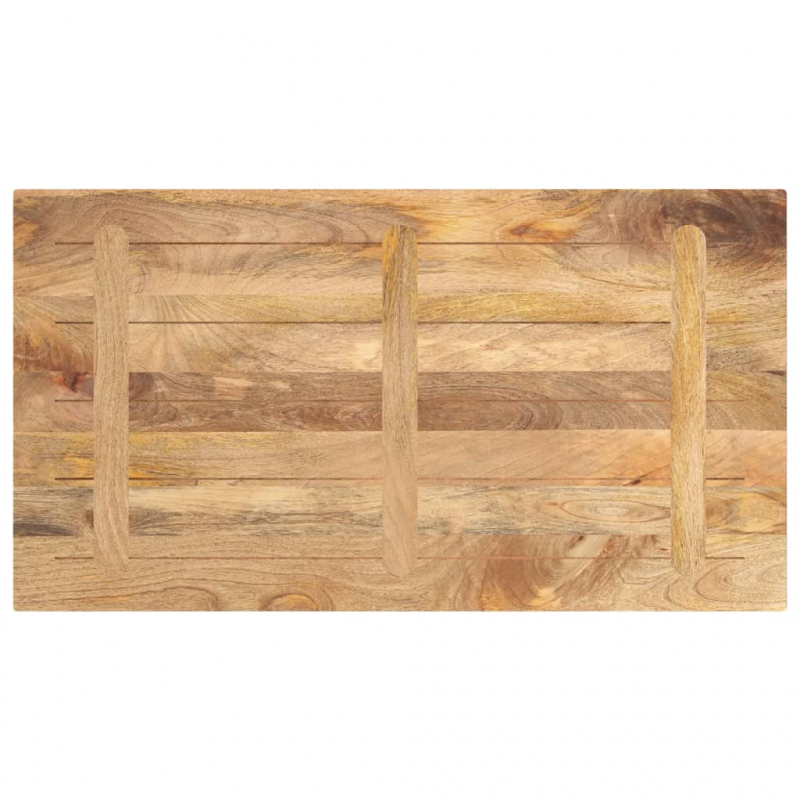 Tischplatte 100x50x2,5 cm Rechteckig Massivholz Mango
