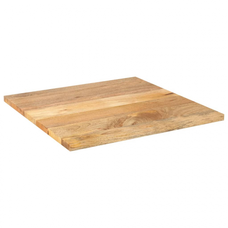 Tischplatte 70x70x2,5 cm Quadratisch Massivholz Mango