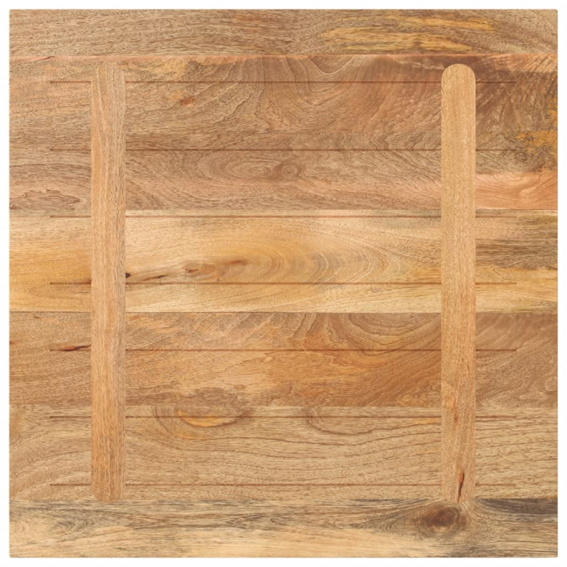 Tischplatte 70x70x2,5 cm Quadratisch Massivholz Mango