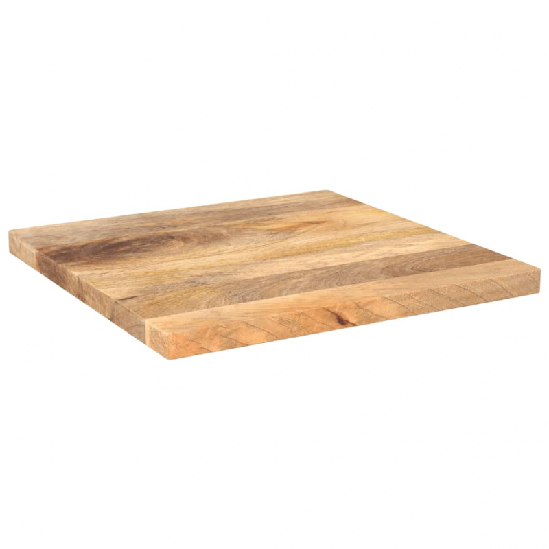Tischplatte 50x50x3,8 cm Quadratisch Massivholz Mango