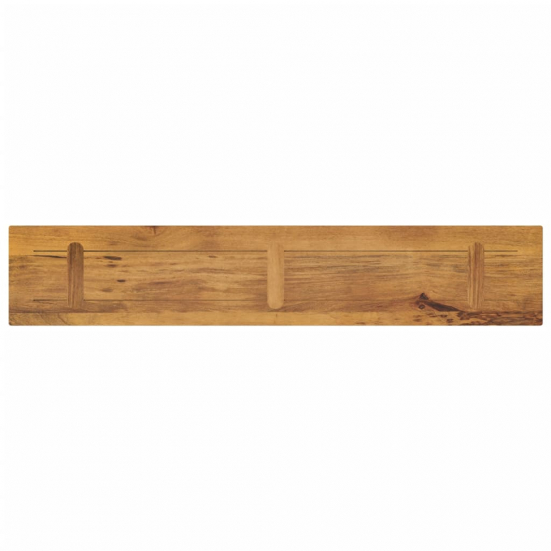 Tischplatte 140x40x2,5 cm Rechteckig Massivholz Mango
