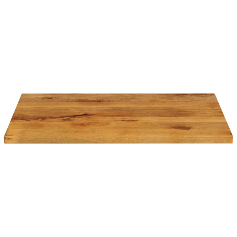 Tischplatte 110x80x2,5 cm Rechteckig Massivholz Mango