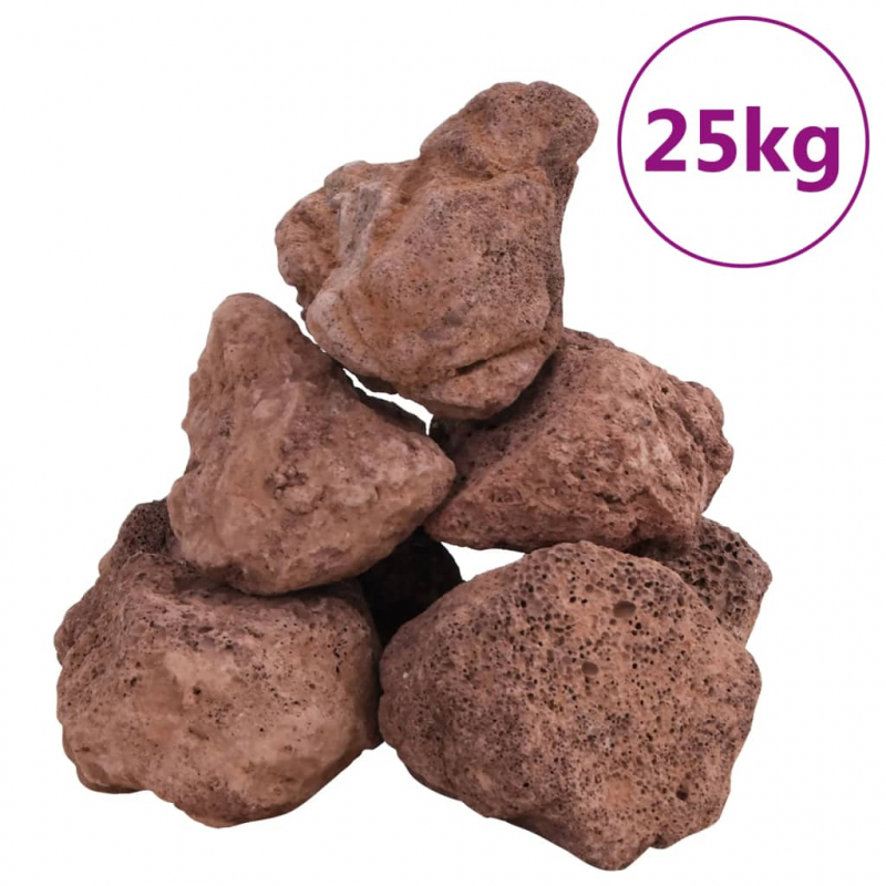 Lavagranulat 25 kg Rot 10-30 cm