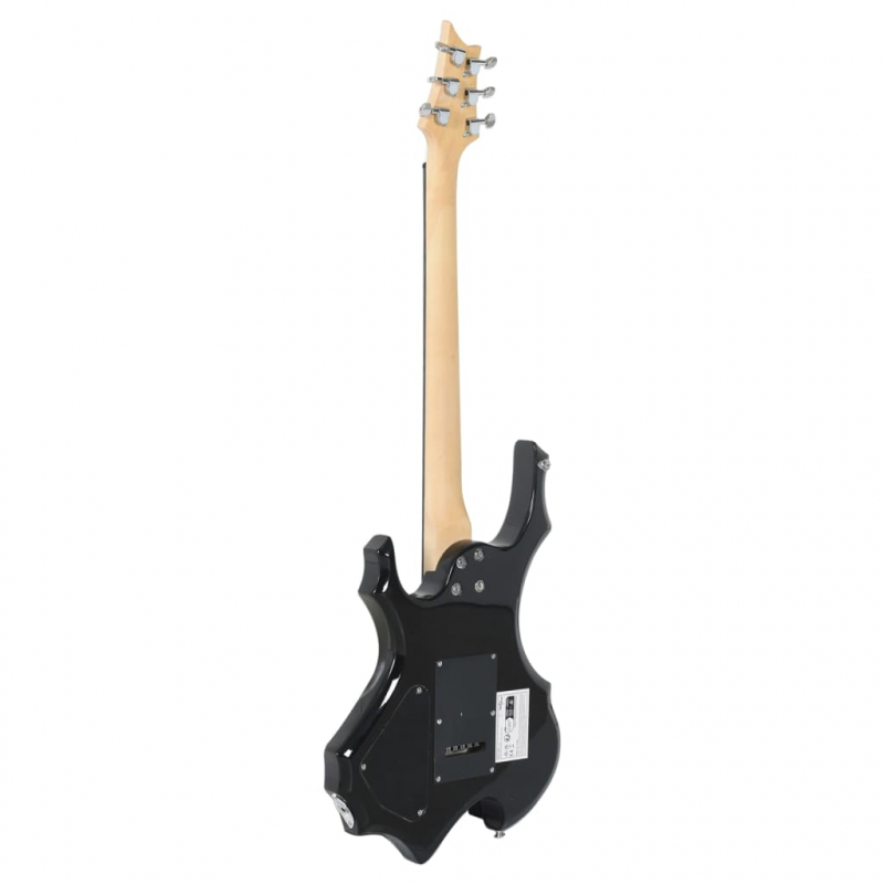 E-Gitarre für Anfänger mit Tasche Braun und Schwarz 4/4 39