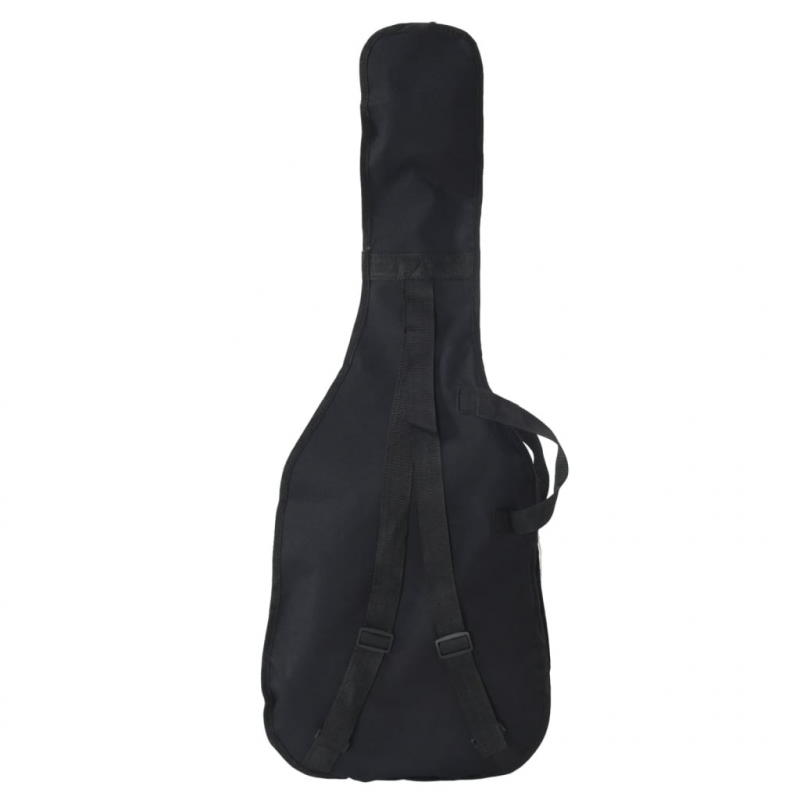 E-Gitarre für Anfänger mit Tasche Braun und Schwarz 4/4 39